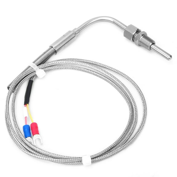 Thermocouple Temperature Sensor K Type 90 Degree Elbow Temperature Probe PT1/8 Thread with 1m / 3.3ft Cable