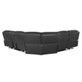 thumbnail image 6 of Lexicon Fargo 3-PC Faux Leather Power Reclining Sectional in Dark Gray, 6 of 9