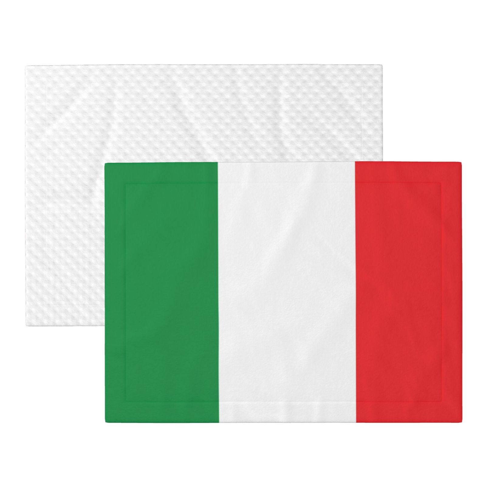 Flannel Throw Dog Blanket Italian Flag Soft Warm Print Pet Blankets for Small Dog Cat Puppy