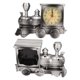 thumbnail image 1 of Reloj Despertador Vintage Decorativo Con Pilas Estilo Tren Reloj De Escritorio Retro Para Estudiantes, Niños Y Personas Mayores, 1 of 7