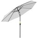 Outsunny 10' x 8' Parapluie de Marché avec Manivelle et Inclinaison pour Jardin – image 1 sur 9