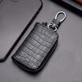 thumbnail image 1 of PEACNNG 1pc Men‘s Car Key Bag  Business Universal Key Storage Bag  Fashion Car Key Protection Case, 1 of 7