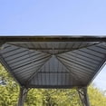 thumbnail image 5 of Sojag Dakota 10 x 10 Feet Aluminum Gazebo with Nylon Mosquito Netting, Brown, 5 of 5
