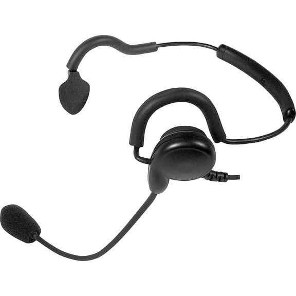 PRYME SPM-1401QD Patriot Light Weight Behind The Ear Headset with QD (Quick Disconnect) Radio Adapter, Two-Way Radio