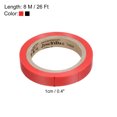 thumbnail image 2 of Uxcell 26Ft Tennis Racket Badminton Racquet Grip Finishing Tapes, Black/Red 8 Pack, 2 of 6