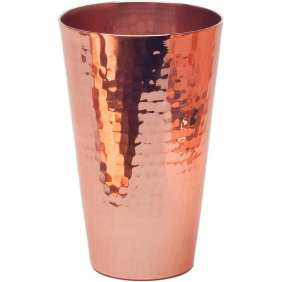 25oz Pure Copper Cup | Hand-Hammered, Heavy-Gauge Copper Cups for Water, Cocktails & Moscow Mules | 100% Solid Drinking Tumbler