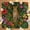 Color 3, variant on Mahjong Mat 31.5" x 31.5" Nutcracker Christmas Frame Red Poinsettias Holly Leaves Red Non-Slip Noise Reduction American Mahjong Tiles Table Cover for Dominoes Poker Card Board Games Gift