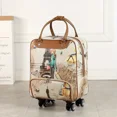 thumbnail image 4 of Bolso de viaje de negocios a la moda para mujer, bolsas con ruedas, equipaje rodante de viaje de gran capacidad, bolso de maleta Retro para chica, 4 of 4