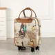 thumbnail image 4 of Bolso de viaje de negocios a la moda para mujer, bolsas con ruedas, equipaje rodante de viaje de gran capacidad, bolso de maleta Retro para chica, 4 of 4