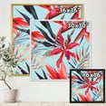 thumbnail image 4 of Designart 'VIntage Tropical Flowers IV' Traditional Framed Canvas Wall Art Print, 4 of 5