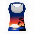 thumbnail image 7 of Tumotour Classic Print High Neck Bathing Suit For Women Modest Swim Square Neck Ruffle Modest Swimsuit Tank Top No Bottom, 7 of 7