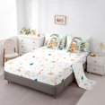 thumbnail image 5 of Manfei Happy Christmas 7-Piece Twin Bedding Sets,Lovely Gingerbread Man Bedding Comforter Set,Chic Xmas Tree Sheet Sets For Teens,Breathable Home Decor Reversible, 5 of 8