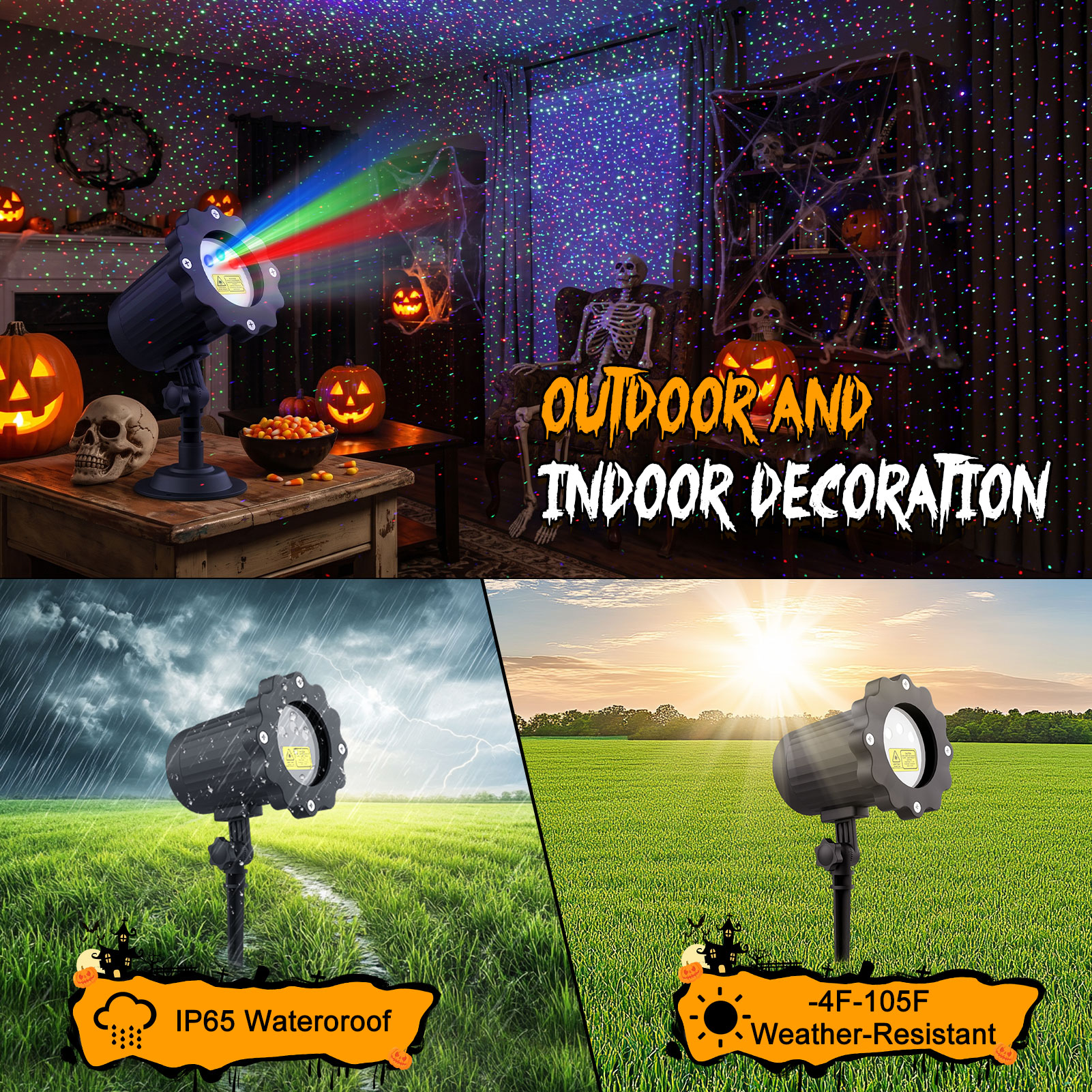 Yannovus Outdoor RGB Laser Light Projector with Remote photo 5