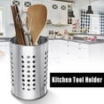 thumbnail image 2 of Stainless Steel Cutlery Holder Drainer Storage Spoon Chopsticks Organizer Rack, 2 of 6