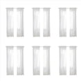 thumbnail image 1 of Cortinas Transparentes Blancas para Ventana 90 Pulgadas de 12 Paneles Cortinas Blancas Transparentes Cortinas Transparentes Panel Básico de Bolsillo de Varilla, 1 of 5