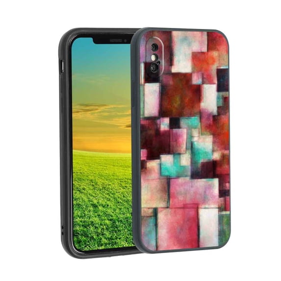 Abstract-5 Phone Case, Degined for iPhone XS Max Case Men Women, Flexible Silicone Shockproof Case for iPhone XS Max