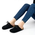 thumbnail image 6 of Ecetana Women's Suede Clogs & Mules Cork Footbed Slip On Leather Mules Indoor Outdoor Sandals, 6 of 6