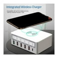 thumbnail image 3 of Station de Charge USB 40W, Station d'Accueil de Charge Sans Fil avec 6 Ports Rapides USB, Organisateur de Charge Multi-Appareils pour Téléphone, Tablettes et Téléphones Intelligents, Chargeur Multi-Appareils, 3 of 7