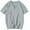 Gray, variant on yillto Mens Cotton Linen Shirts V Neck Short Sleeve Loose Lightweight Tee Solid Color Causal Tops