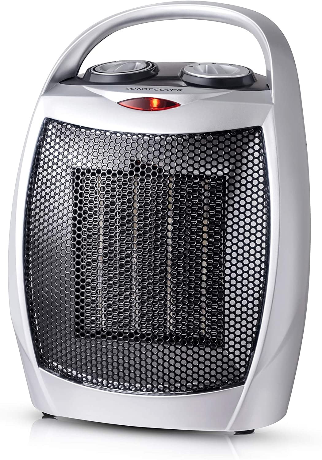 Ceramic Space Heater 750W//1500W Portable Desk Small Quiet Fast Heating Fan with Adjustable Thermosta for Office Desktop and Home Electric Heater
