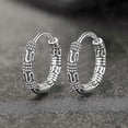 thumbnail image 4 of Retro Punk Small Hoop Earrings Stainless Steel Hypoallergenic Earrings for Men Women Fashion Rock Party Jewelry Gifts, 4 of 4