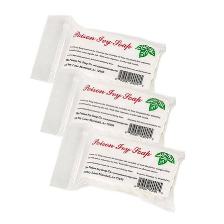 Stop the Itch with Poison Ivy Soap – All Natural Relief from Poison Ivy, Poison Oak, or Sumac, Safe for the Entire Family – Jewelweed Neutralizes Itching, Irritation, & Removes Urushiol – 3