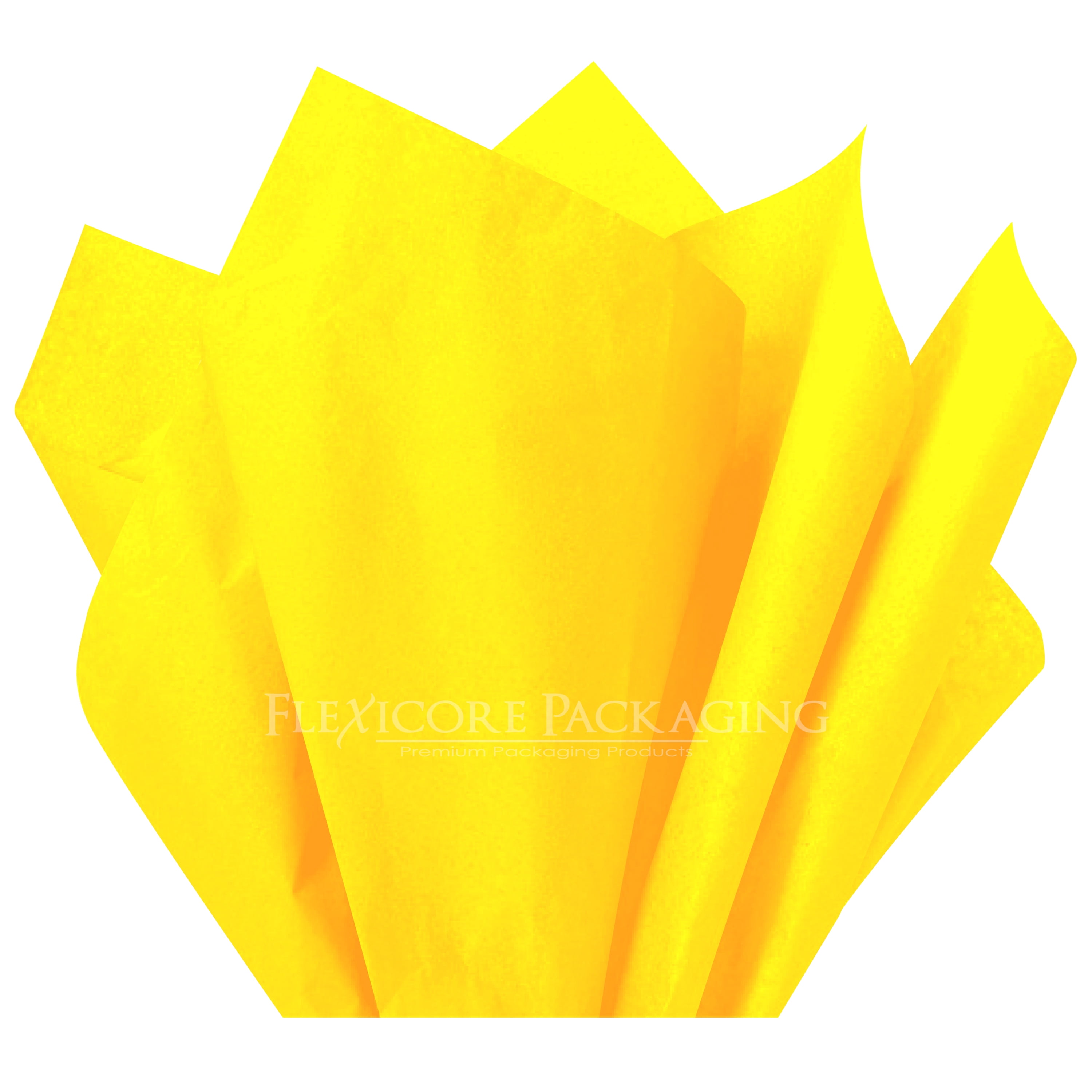 Yellow Tissue Paper, 15"x20", 100 ct