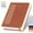Brown, variant on NIRMIRO A5 Spiral Notebook, Leather Cover Lined Journal with Built-in Ruler, 5.7"x8.4" 100GSM Thick Paper & Inner Pocket for Note Taking, Office & School