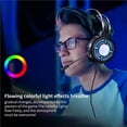 thumbnail image 3 of 7 Light Colors LED Game Headphone Comfortable Headset With Mic For PC Laptop Videogames No.01, 3 of 8