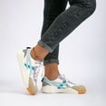 thumbnail image 6 of BERANMEY Women's Tennis Sneakers Walking Flat Low-Top Casual Lace-Up Orthopedic Sneakers For Women Comfort Vintage Sneakers with Walking Sports Work Traval, 6 of 12