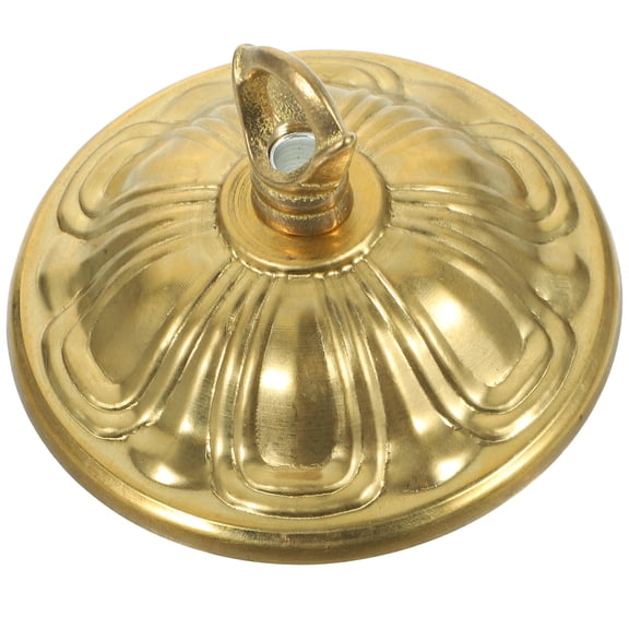 BESTOYARD Classic Vintage Golden Chandelier Canopy for Indoor Lighting Fixtures