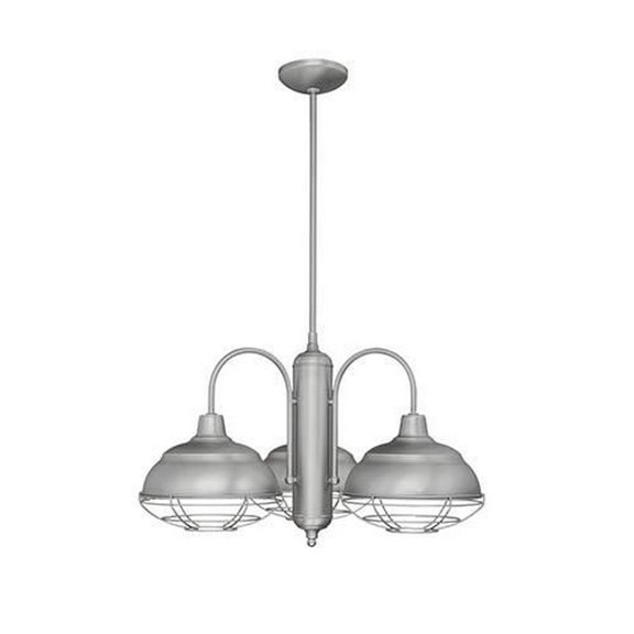 Millennium Lighting - Neo-Industrial - 3 Light Chandelier-54 Inches Tall and 27