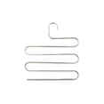 thumbnail image 1 of Pants Hanger Multi-Layer S-Style Jeans Trouser Hanger Closet Stainless Steel Rack Space Saver for Tie Scarf Jeans Clothes, 1 of 8
