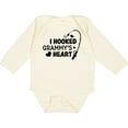 thumbnail image 3 of Inktastic I Hooked Grammy's Heart with Fishing Rod Boys or Girls Long Sleeve Baby Bodysuit, 3 of 5