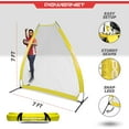 thumbnail image 3 of PowerNet Portable Softball & Baseball Batting Practice Pitching Screen, 7-FT I-Frame or A-Frame Pitching Net, 3 of 13