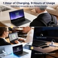thumbnail image 6 of NIMO 17.3" Light-Gaming-Laptop, AMD Ryzen 7 8745HS 8-Core up to 4.9GHz, 16GB DDR5 RAM 512GB SSD, AMD Radeon 780M Graphics, FHD IPS Display, 100W Type-C Fast Charger, Backlit Keyboard, Fingerprint, 6 of 8