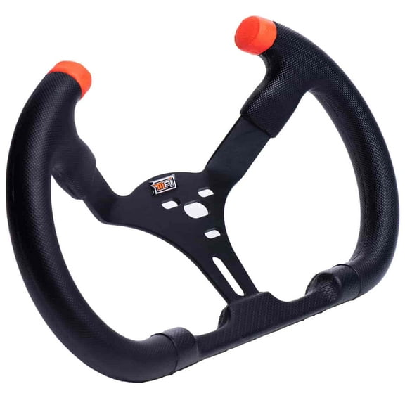 MPI MPI-K-TILT Go Kart Steering Wheel 13 in. Diameter 3 Solid Spokes 2.500 in. D