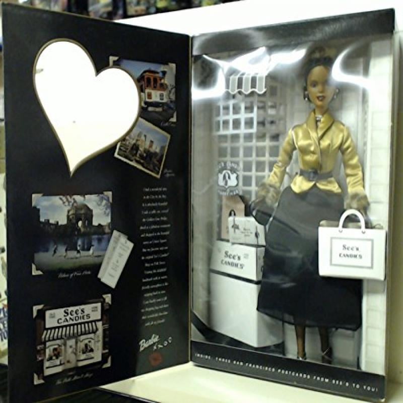 see's candy barbie doll black