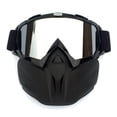 thumbnail image 3 of Snow Goggles, Windproof Antifog Ski Mask with Removable Goggles, Helmet Compatible UV Protection Motorcycle Riding Outdoor Face Mask, 3 of 5