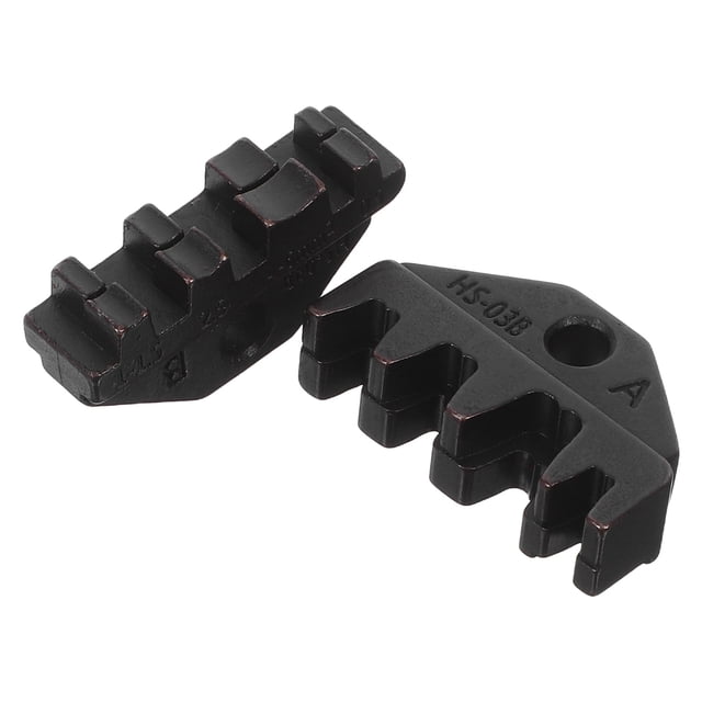 TEHAUX Effortless Pneumatic Terminal Crimping Tool Attachments Black for Wire Crimping Machine Use