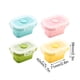 thumbnail image 3 of 4 Cajas para Comida Infantil | Almacenamiento de Alimentos para Bebés | Conservación Hermética | Portátil | Multifuncional | Lonchera Plegable | Material Apto para Alimentos | Juego Colorido | Gmm250, 3 of 7