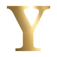 thumbnail image 1 of PVC Removable 26 Letters Self-Adhesive Stickers For DIY Art And Craft (gold) Y, 1 of 1