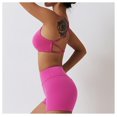 thumbnail image 4 of Conjuntos de entrenamiento for mujeres 2 piezas de talle alto sin costuras con sujetador deportivo acolchado conjuntos de ropa de gimnasio, 4 of 7