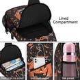 thumbnail image 4 of Sling Backpack,Witch Pumpkin Halloween Pattern Sling Bag with Water Bottle Holder,Waterproof Sling Bag for Men/Women with Headphone Jack for Hiking,Travel, 4 of 6