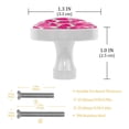 thumbnail image 3 of 4 Pcs Watermelon Knobs for Kitchen Cabinet Cupboard Dresser Bookcase Drawer Pulls Handles Round Home Decor, 3 of 5