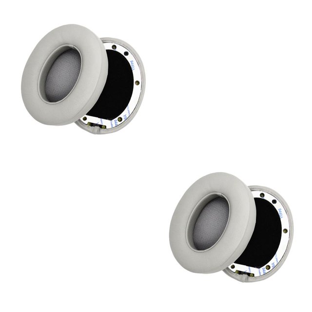 Almohadillas de esponja Seitruly 2 piezas para auriculares color negro