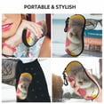 thumbnail image 6 of Vsdgher Floral Sunglasses Cat Art Sunglasses Soft Case Neoprene Zipper Eyeglass Case, Zipper Portable Spectacle Cases for Men Women, 6 of 6