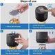 thumbnail image 3 of Mason Genie Vacuum Sealer, Wide Mouth And Regular Mouth Canning Lid Machine Kit, 3 of 3