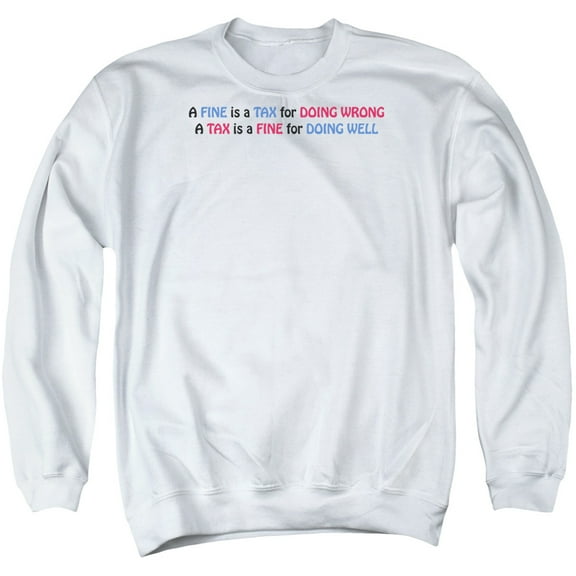 - Fine Tax - Crewneck Sweatshirt - XXX-Large