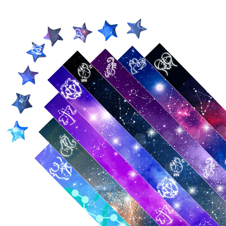 Purple Lucky Stars, Purple Origami Lucky Star, Origami Stars, Handmade,  Purple
